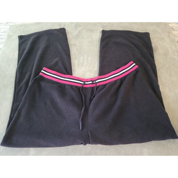 Cato Womens Sweatpants 26W 28W Pull On Blue Polyester Elastic Waist SL34E - Picture 1 of 9